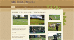 Desktop Screenshot of littleedenbordercollies.com